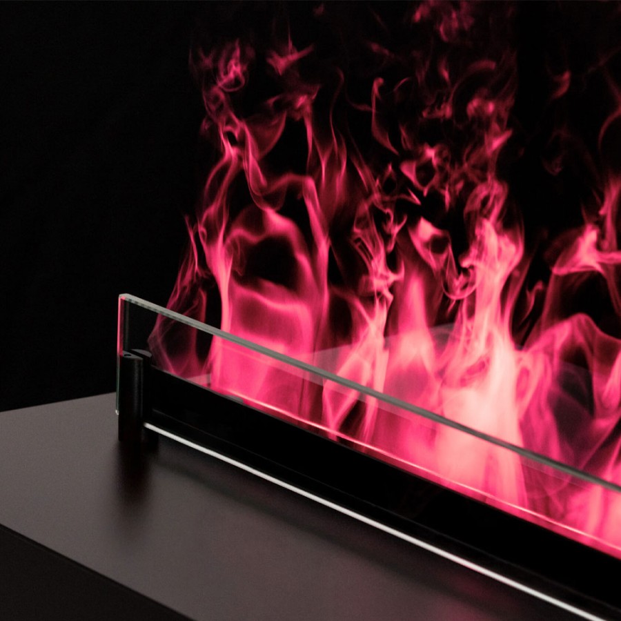 Semineu cu vapori de apa Planika, COOL FLAME SEE-THROUGH FIREPLACE
